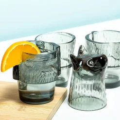 Ditverzinjeniet Mokken & Glazen|Kitty stapelbare glazen (set van 4)