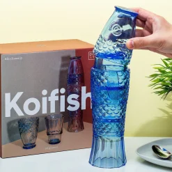 Ditverzinjeniet Mokken & Glazen|Koi glazen (set van 4)