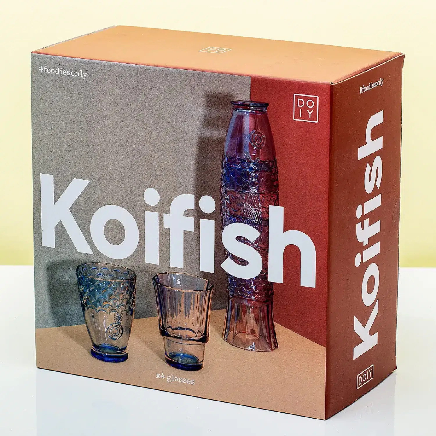 Ditverzinjeniet Mokken & Glazen|Koi glazen (set van 4)