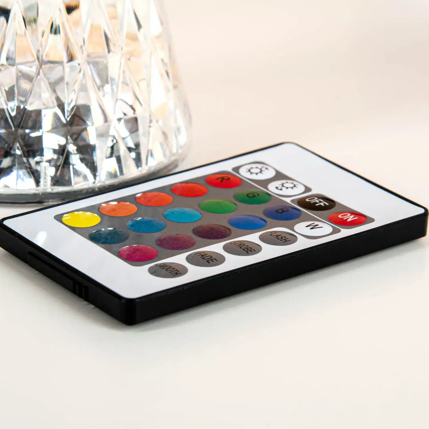 Ditverzinjeniet Verlichting|Kristallook ledlamp met gekleurde verlichting