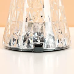 Ditverzinjeniet Verlichting|Kristallook ledlamp met gekleurde verlichting