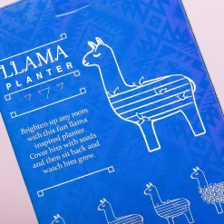 Ditverzinjeniet Bloempotten|Lama bloempot met zaadjes