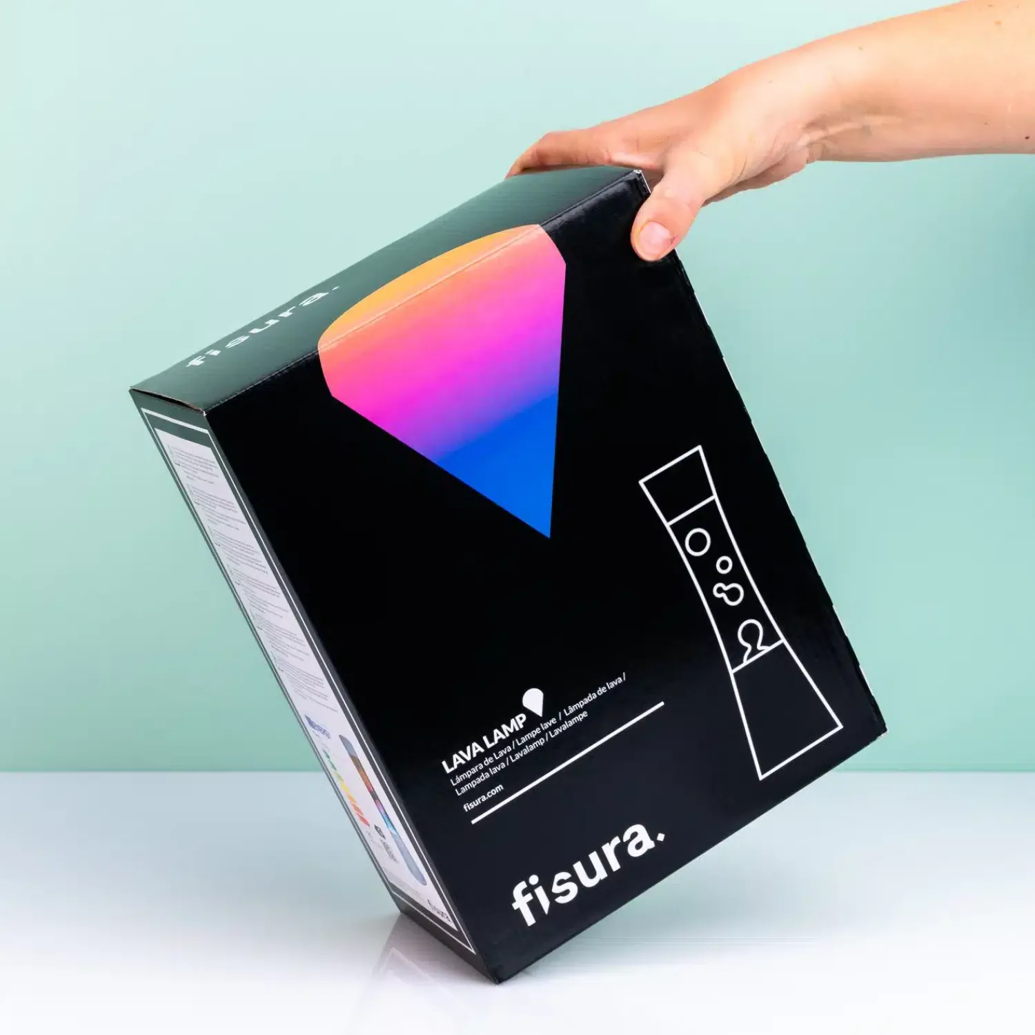 Ditverzinjeniet Verlichting|Lavalampen|Lavalamp wit met drie kleuren vloeistof