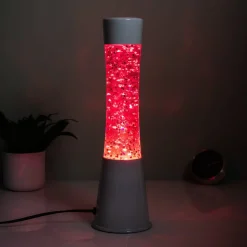 Ditverzinjeniet Verlichting|Lavalampen|Lavalamp wit met glitterhartjes