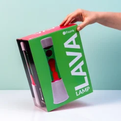 Ditverzinjeniet Lavalampen|Slaapkamer|Lavalamp wit met groene vloeistof en roze lava