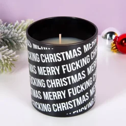 Ditverzinjeniet Kaarsen En Kandelaars|Merry Fucking Christmas kaars