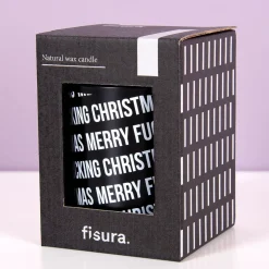 Ditverzinjeniet Kaarsen En Kandelaars|Merry Fucking Christmas kaars