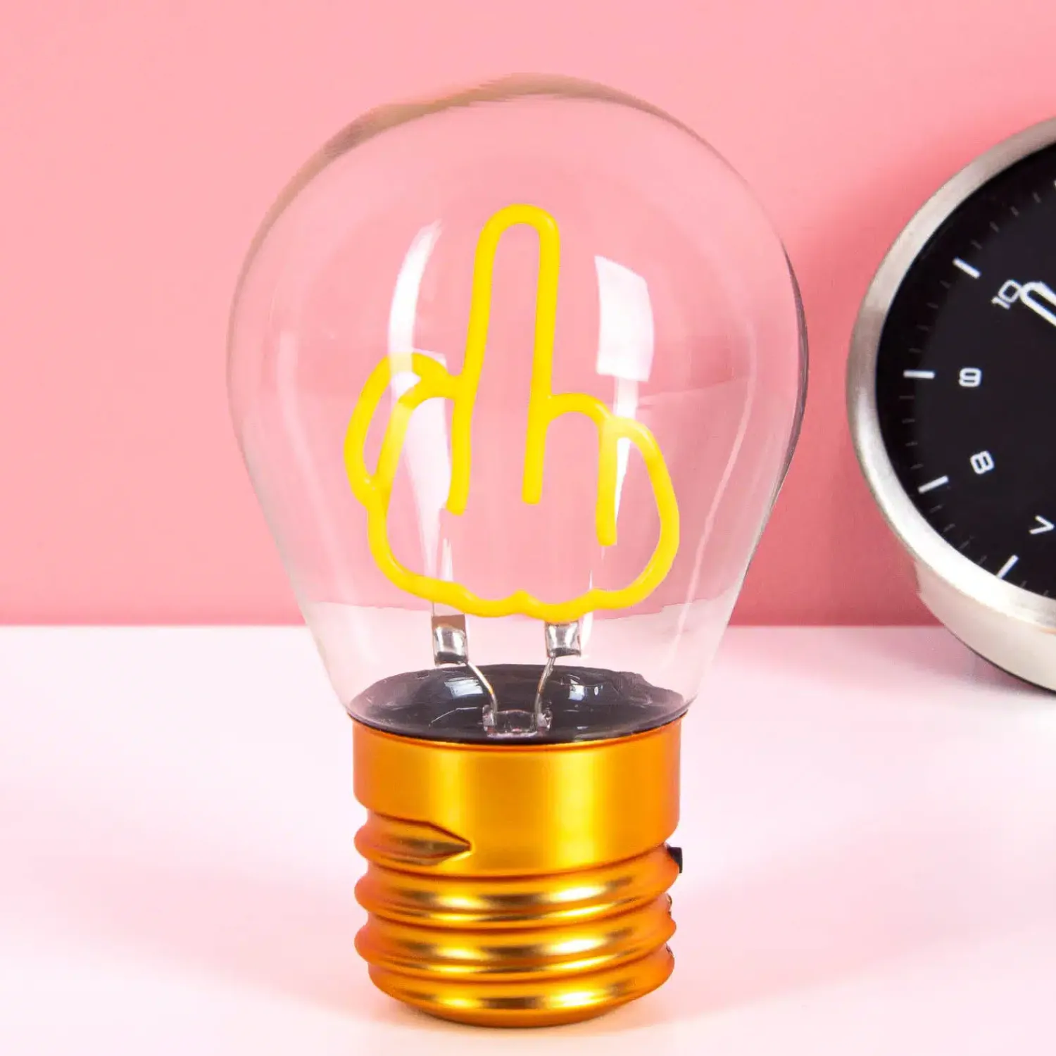 Ditverzinjeniet Verlichting|Middelvinger lamp