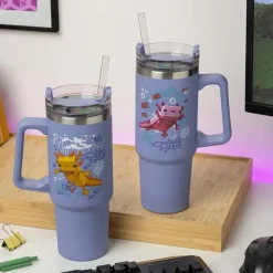 Ditverzinjeniet Thermosflessen|Gaming|Minecraft Axolotl thermosfles (900 ml)