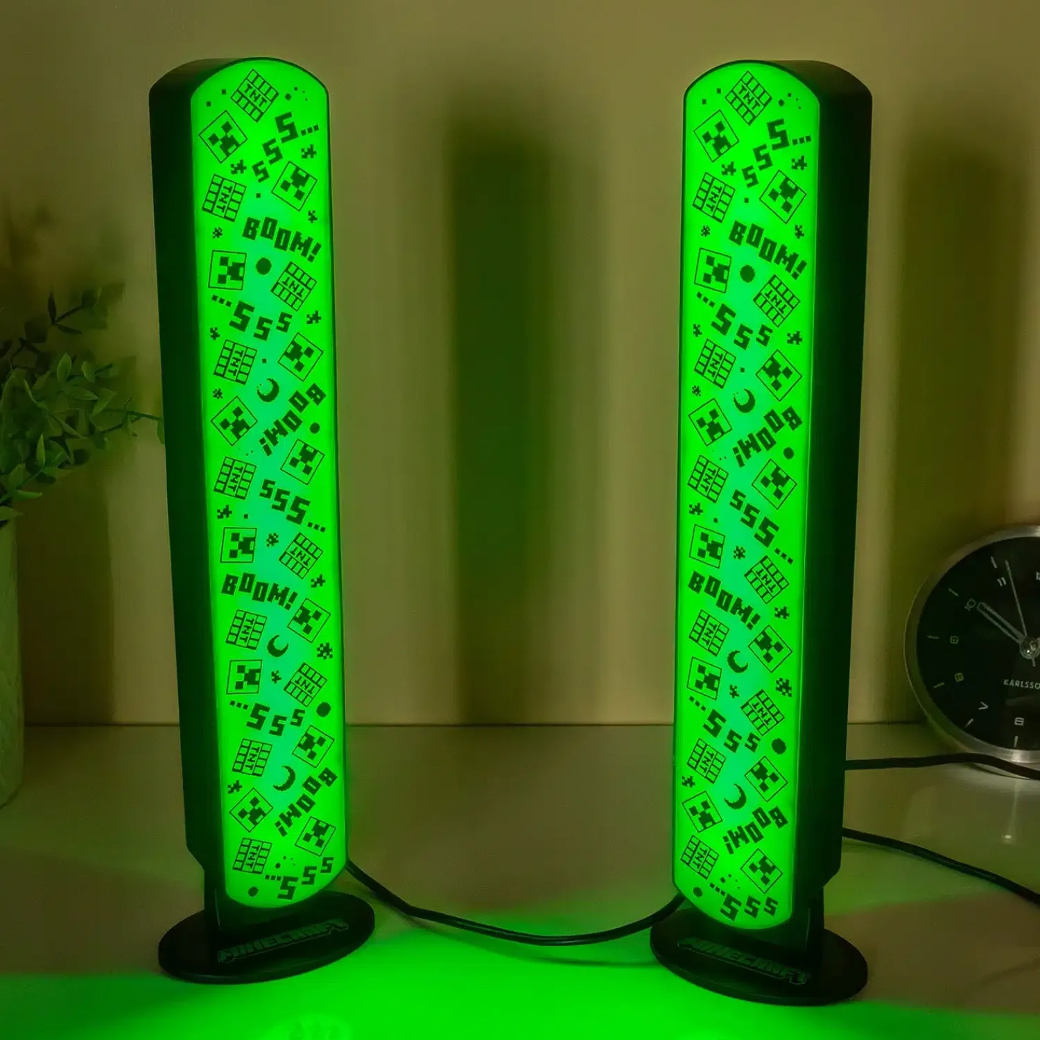 Ditverzinjeniet Verlichting|Gaming|Minecraft Creeper lightbars (set van 2)