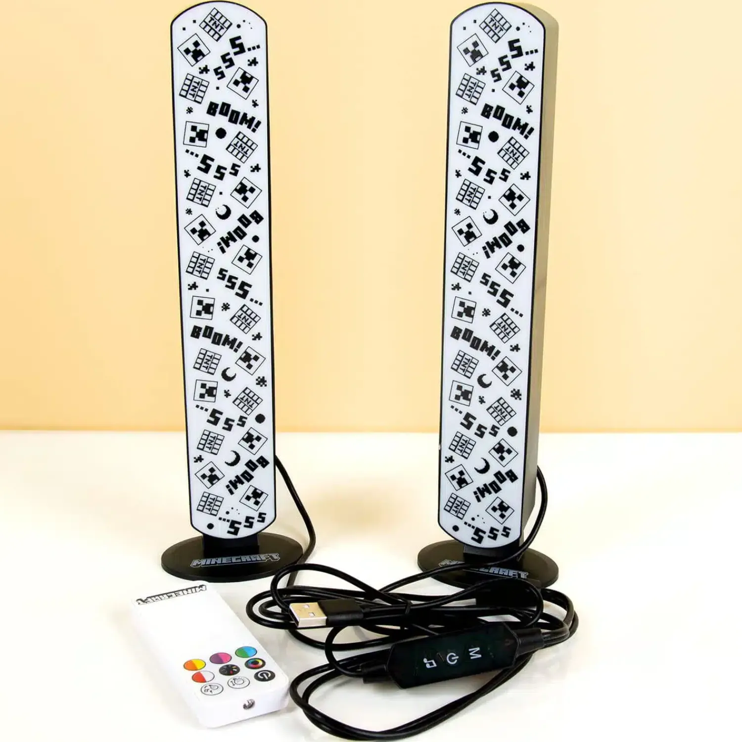 Ditverzinjeniet Verlichting|Gaming|Minecraft Creeper lightbars (set van 2)