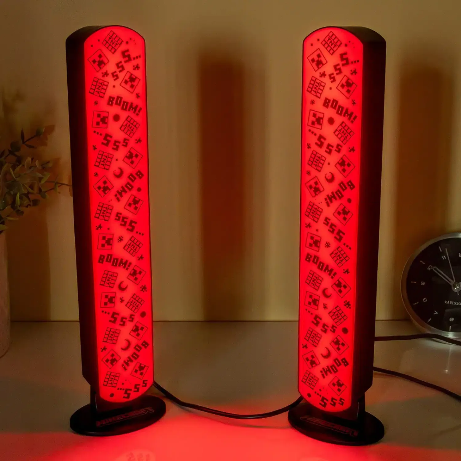 Ditverzinjeniet Verlichting|Gaming|Minecraft Creeper lightbars (set van 2)