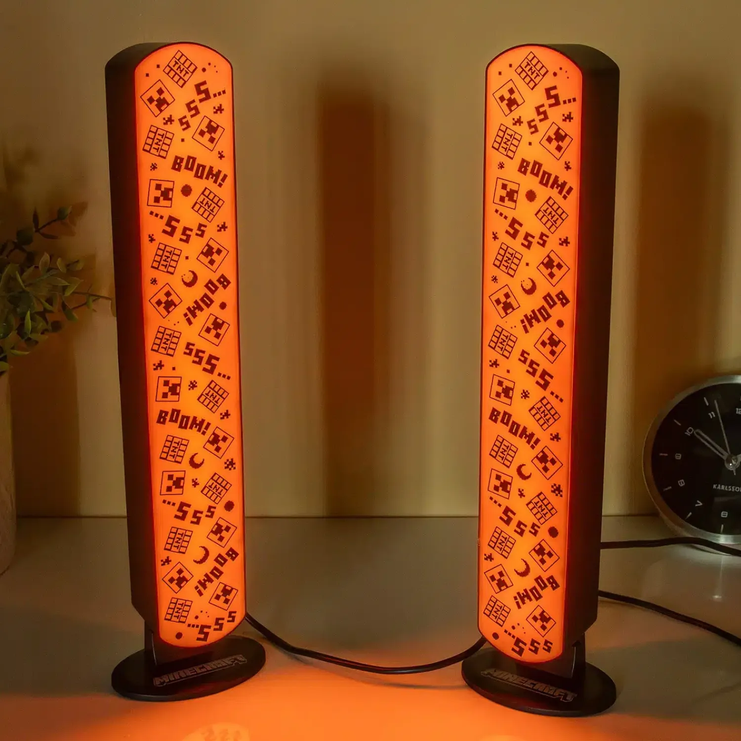 Ditverzinjeniet Verlichting|Gaming|Minecraft Creeper lightbars (set van 2)