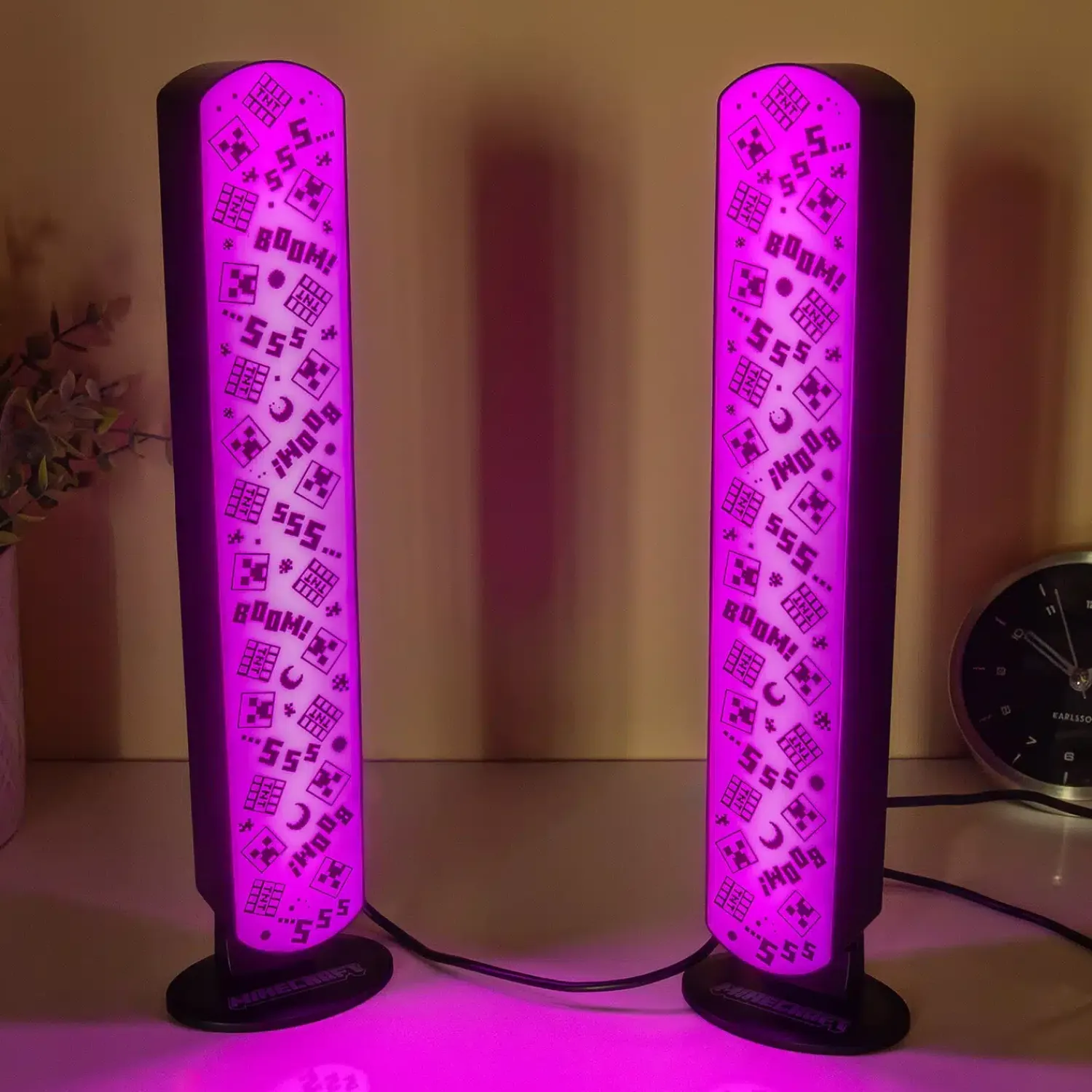 Ditverzinjeniet Verlichting|Gaming|Minecraft Creeper lightbars (set van 2)