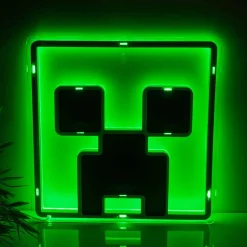 Ditverzinjeniet Verlichting|Gaming|Minecraft Creeper muurlamp