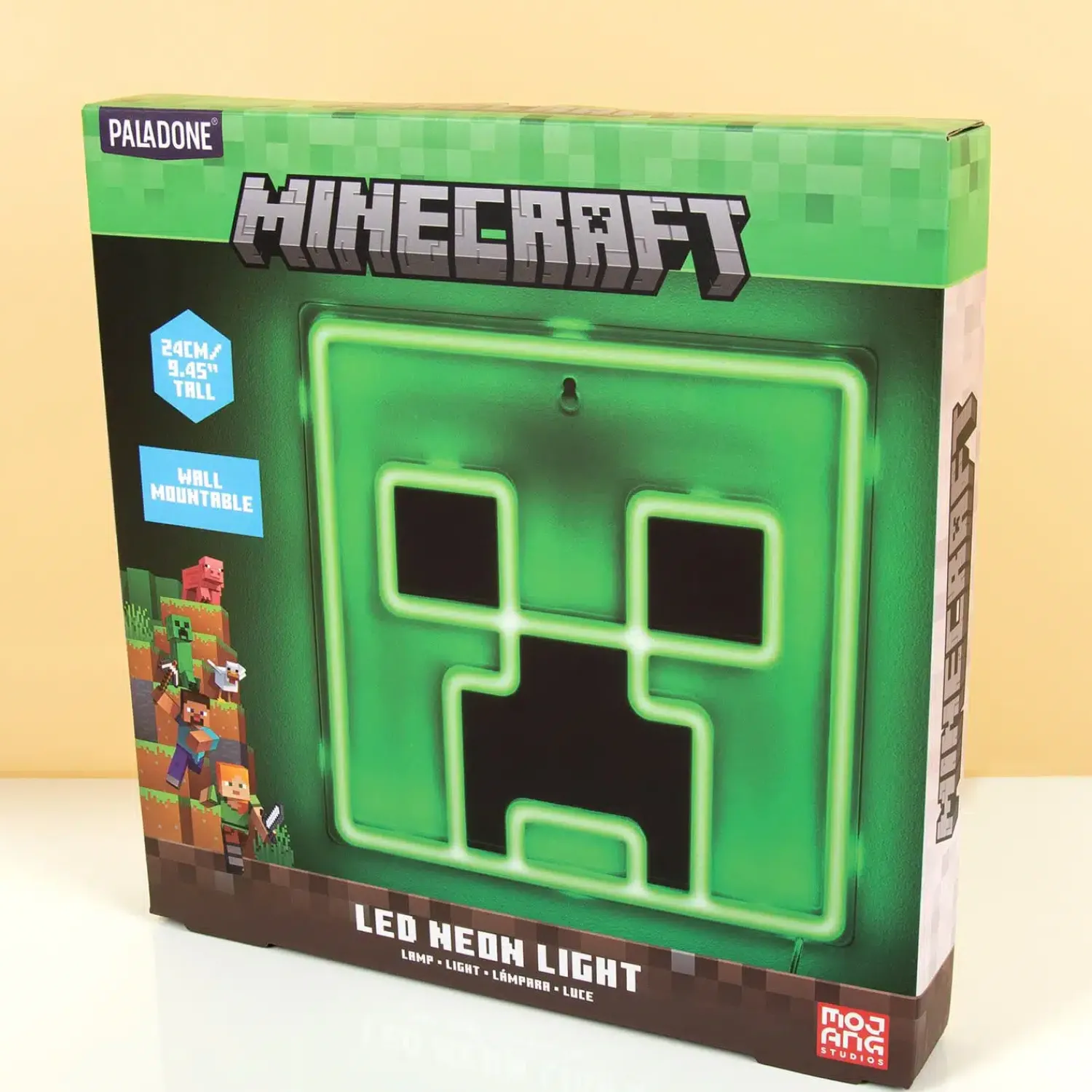 Ditverzinjeniet Verlichting|Gaming|Minecraft Creeper muurlamp