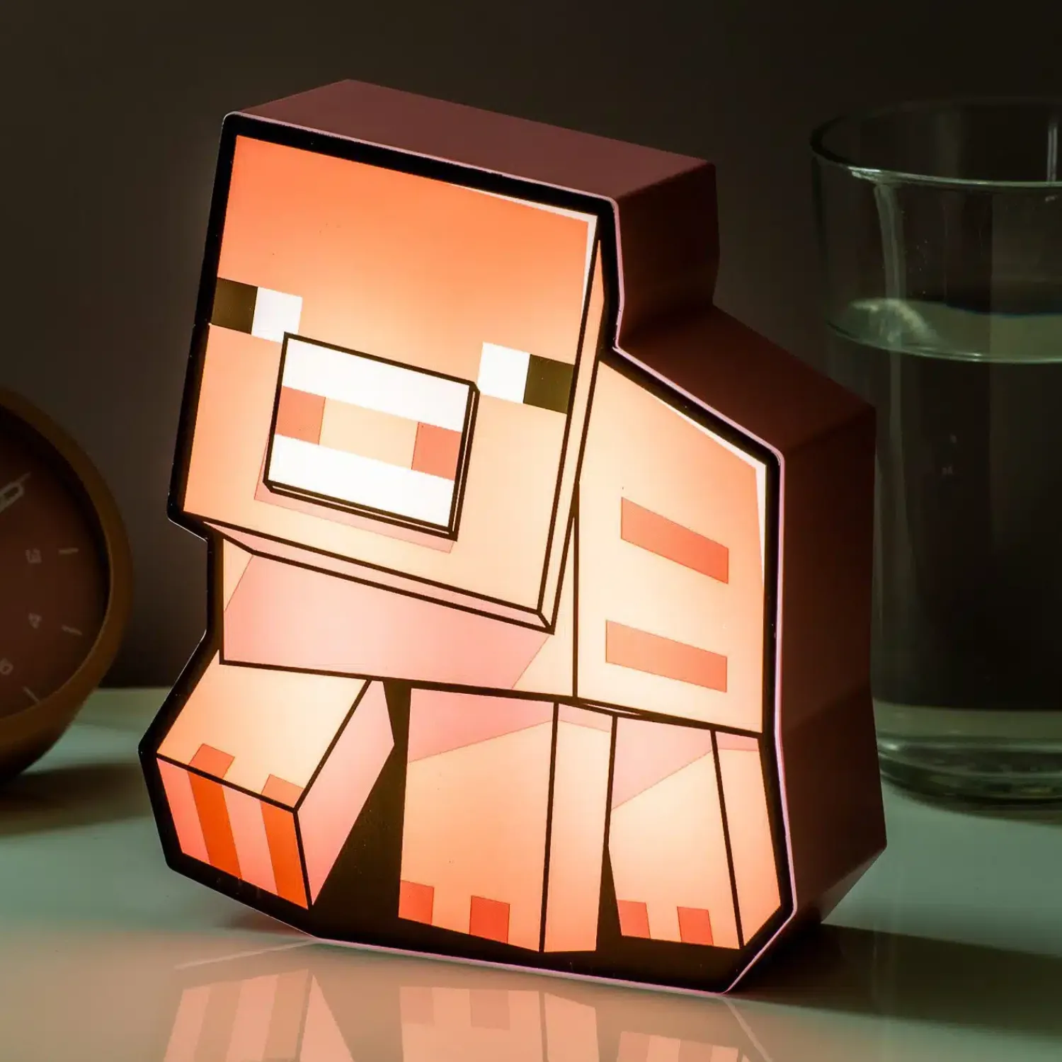 Ditverzinjeniet Verlichting|Slaapkamer|Minecraft Pig boxlamp