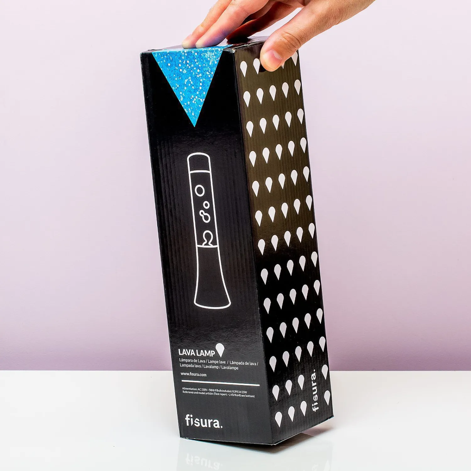 Ditverzinjeniet Lavalampen|Verlichting|Mini lavalamp met glitters