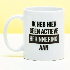 Ditverzinjeniet Mokken & Glazen|Mok Actieve herinnering