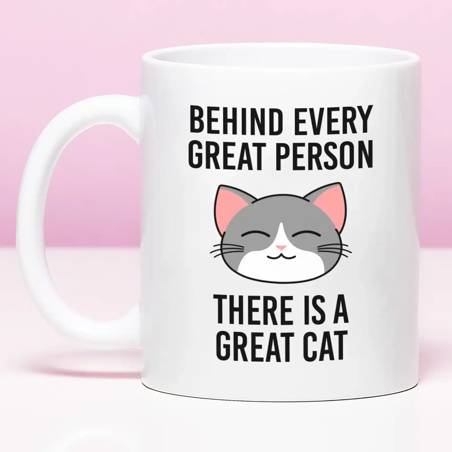 Ditverzinjeniet Mokken & Glazen|Mok Behind Every Great Person