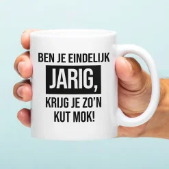 Ditverzinjeniet Mokken & Glazen|Mok Ben je eindelijk jarig