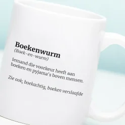 Ditverzinjeniet Mokken & Glazen|Mok Boekenwurm