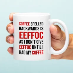 Ditverzinjeniet Mokken & Glazen|Mok Coffee Spelled Backwards