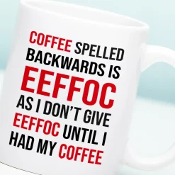 Ditverzinjeniet Mokken & Glazen|Mok Coffee Spelled Backwards