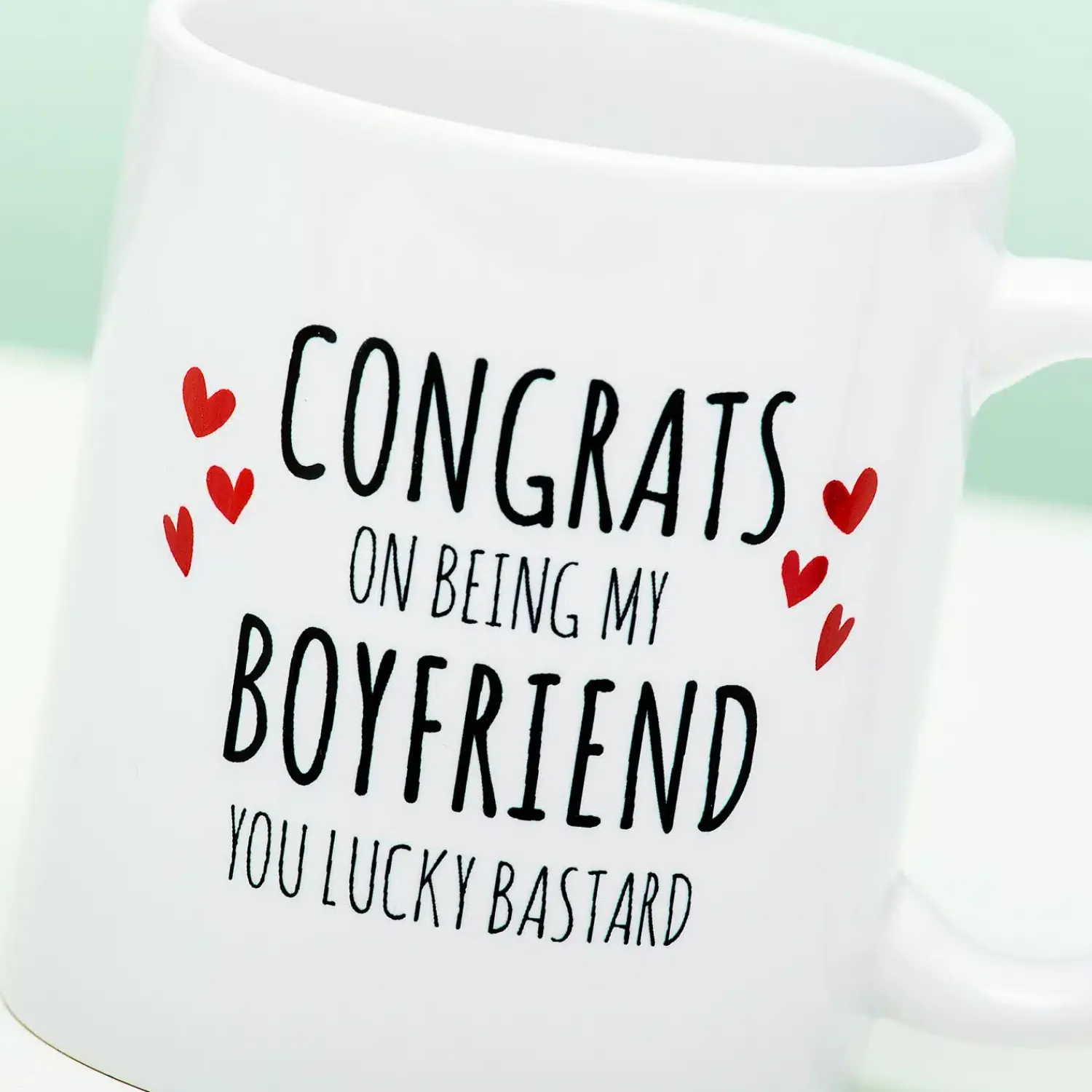 Ditverzinjeniet Mokken & Glazen|Mok Congrats On Being My Boyfriend