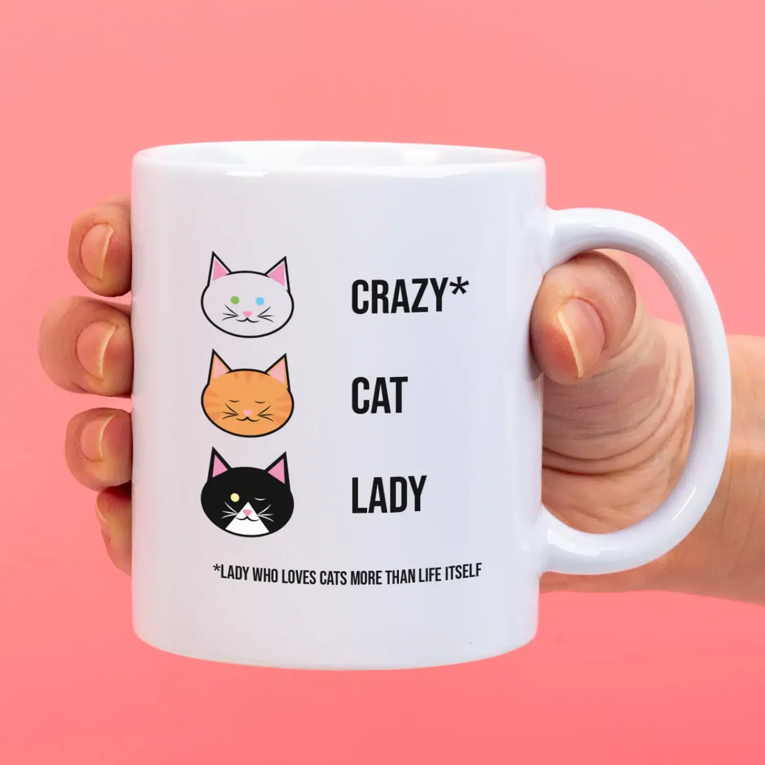 Ditverzinjeniet Mokken & Glazen|Mok Crazy Cat Lady