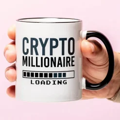 Ditverzinjeniet Kantoor|Mokken & Glazen|Mok Crypto millionaire