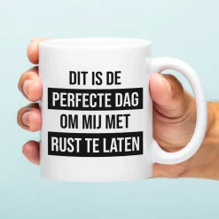 Ditverzinjeniet Mokken & Glazen|Mok Dit is de perfecte dag om mij met rust te laten