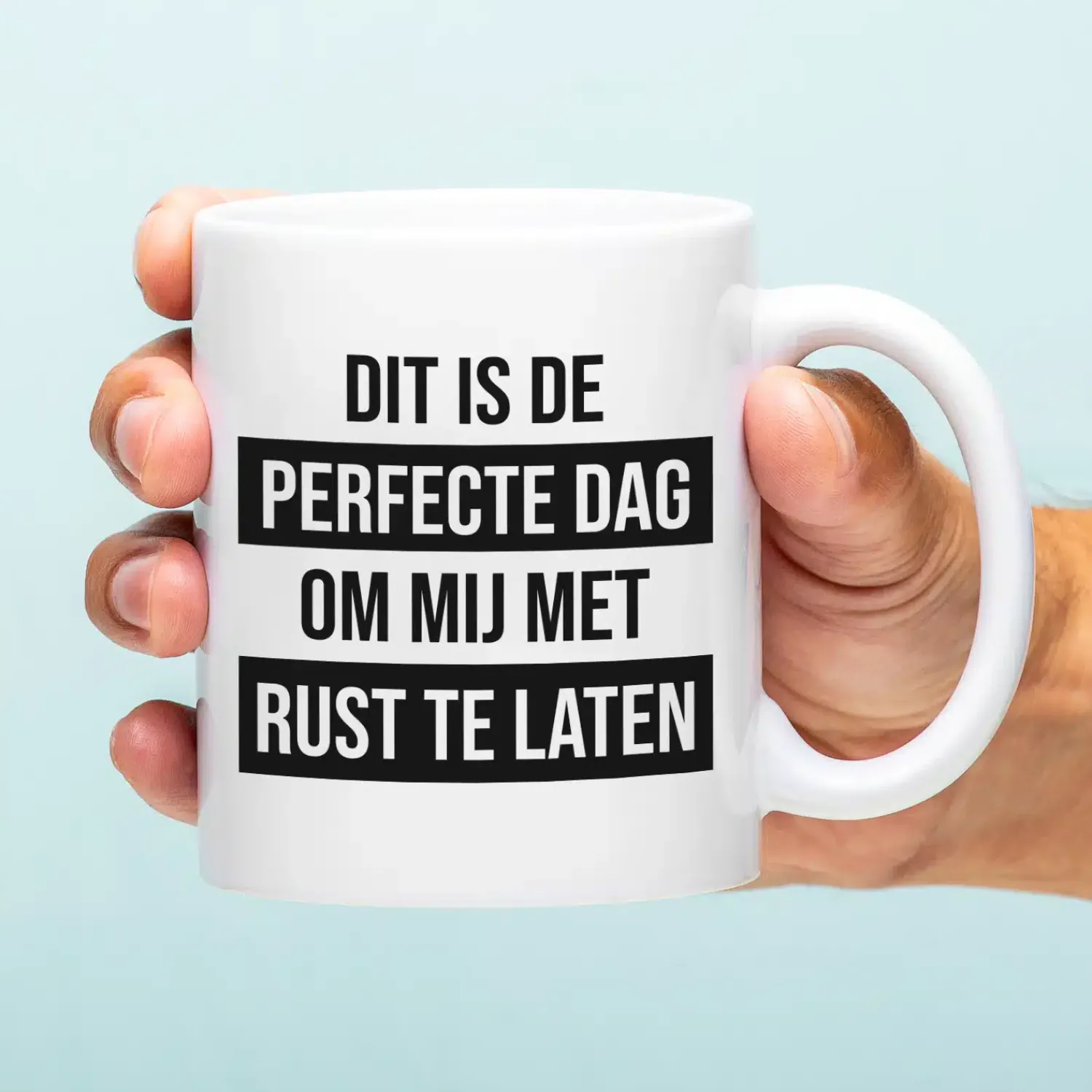 Ditverzinjeniet Mokken & Glazen|Mok Dit is de perfecte dag om mij met rust te laten