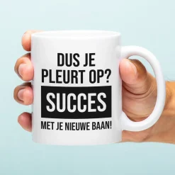 Ditverzinjeniet Kantoor|Mokken & Glazen|Mok Dus je pleurt op?