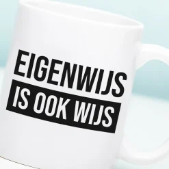 Ditverzinjeniet Mokken & Glazen|Mok Eigenwijs is ook wijs
