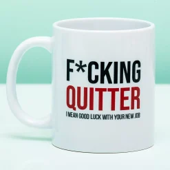 Ditverzinjeniet Mokken & Glazen|Mok F*cking Quitter