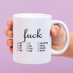 Ditverzinjeniet Kantoor|Mokken & Glazen|Mok Fuck Checklist