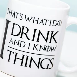 Ditverzinjeniet Mokken & Glazen|Mok I Drink And I Know Things