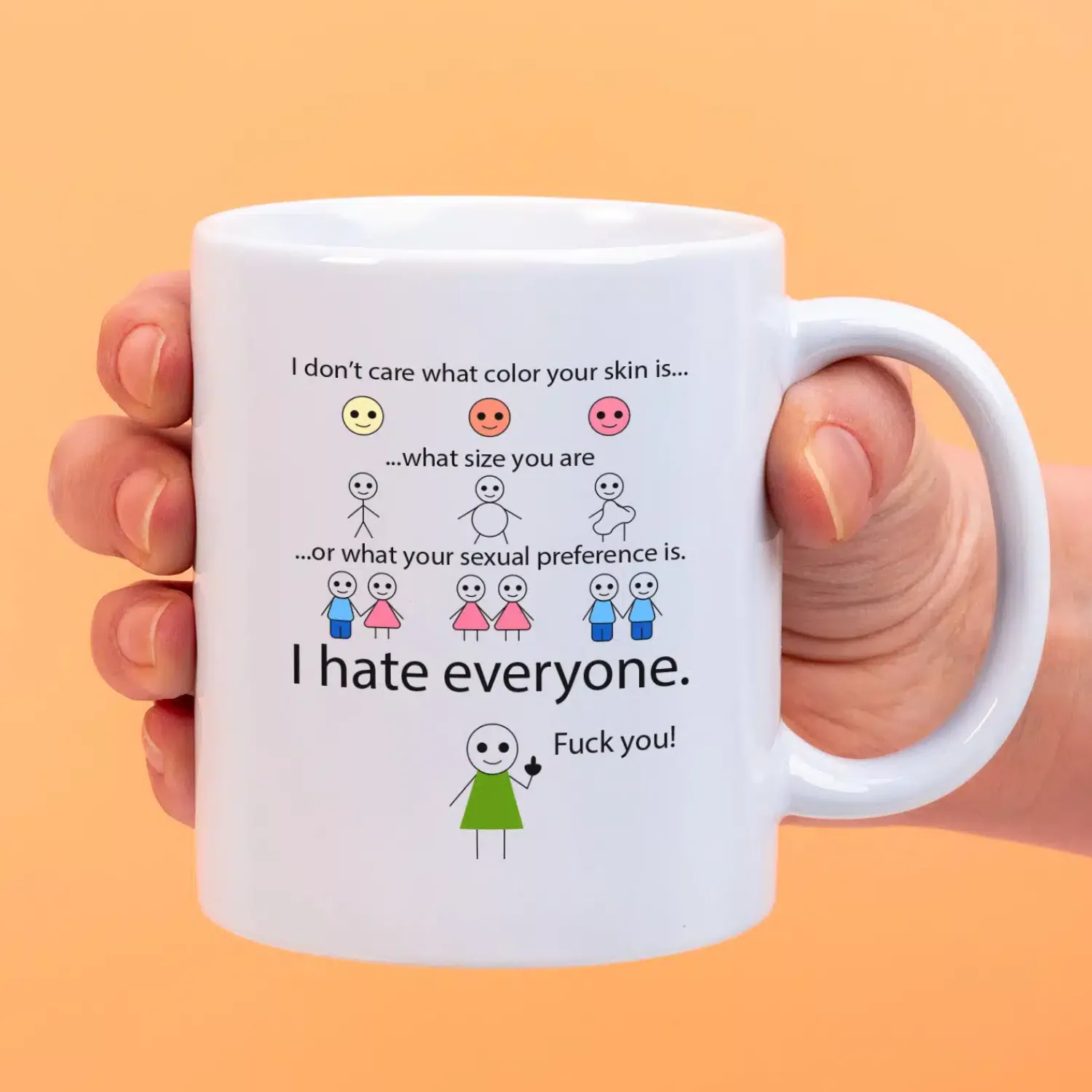 Ditverzinjeniet Mokken & Glazen|Mok I Hate Everyone