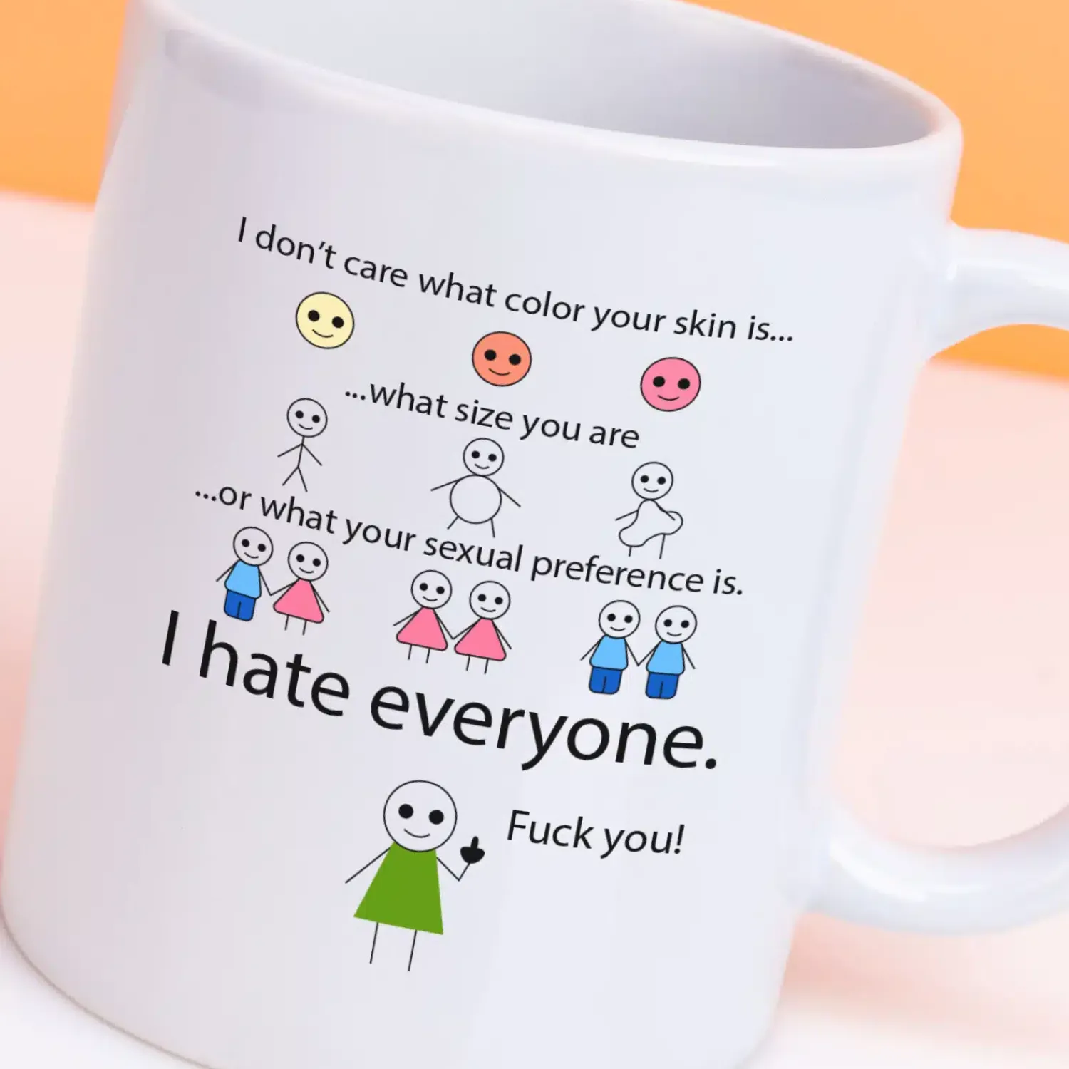 Ditverzinjeniet Mokken & Glazen|Mok I Hate Everyone