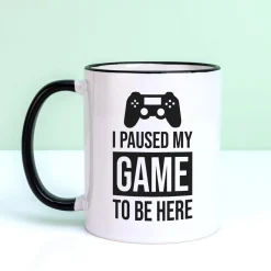 Ditverzinjeniet Mokken & Glazen|Gaming|Mok I Paused My Game To Be Here