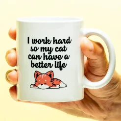 Ditverzinjeniet Mokken & Glazen|Mok I work hard