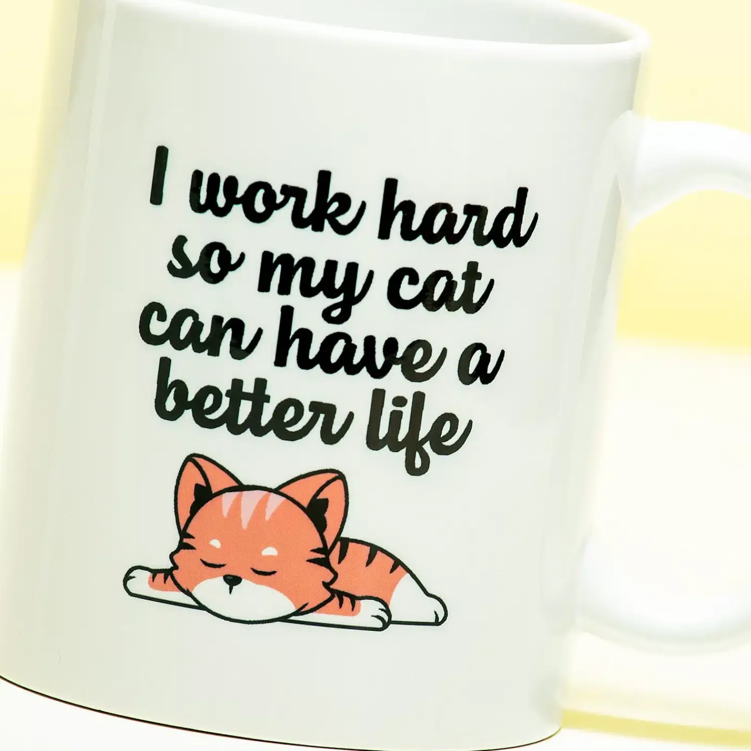 Ditverzinjeniet Mokken & Glazen|Mok I work hard