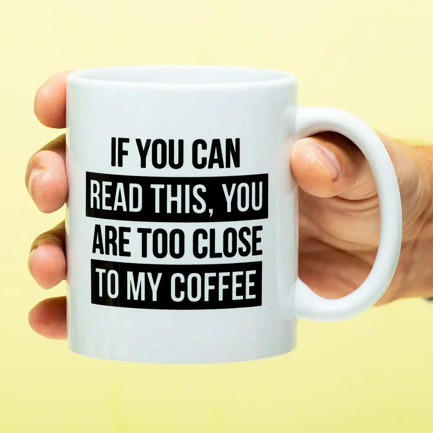 Ditverzinjeniet Mokken & Glazen|Mok If you can read this