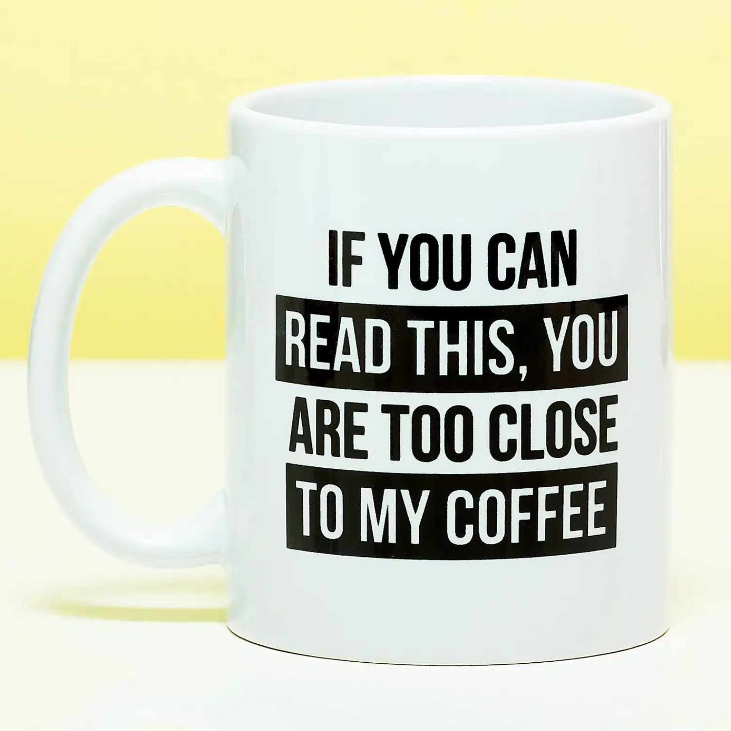 Ditverzinjeniet Mokken & Glazen|Mok If you can read this