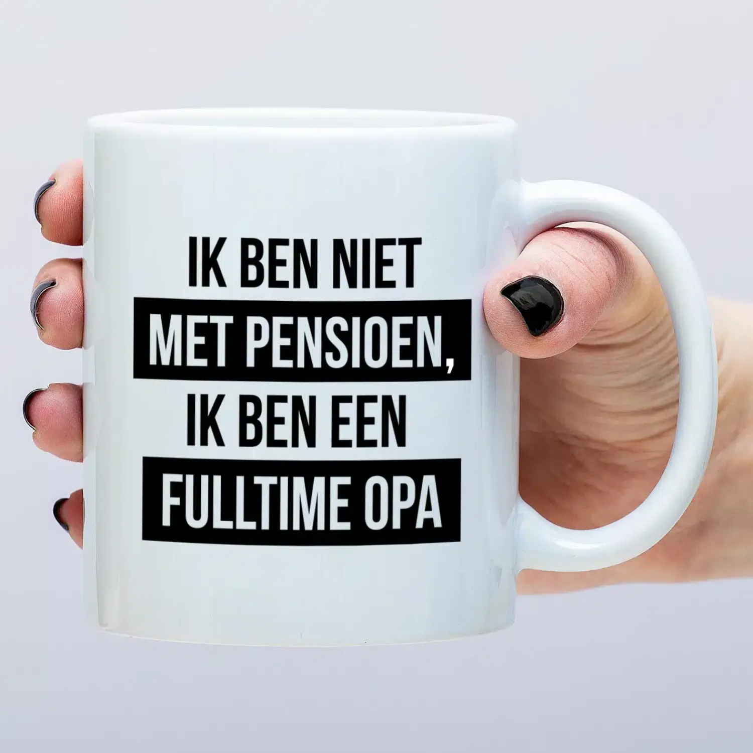 Ditverzinjeniet Mokken & Glazen|Mok Ik ben een fulltime opa