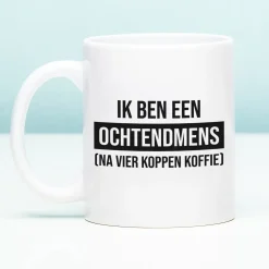 Ditverzinjeniet Mokken & Glazen|Mok Ik ben een ochtendmens
