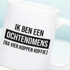 Ditverzinjeniet Mokken & Glazen|Mok Ik ben een ochtendmens