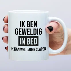 Ditverzinjeniet Mokken & Glazen|Mok Ik ben geweldig in bed