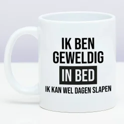 Ditverzinjeniet Mokken & Glazen|Mok Ik ben geweldig in bed